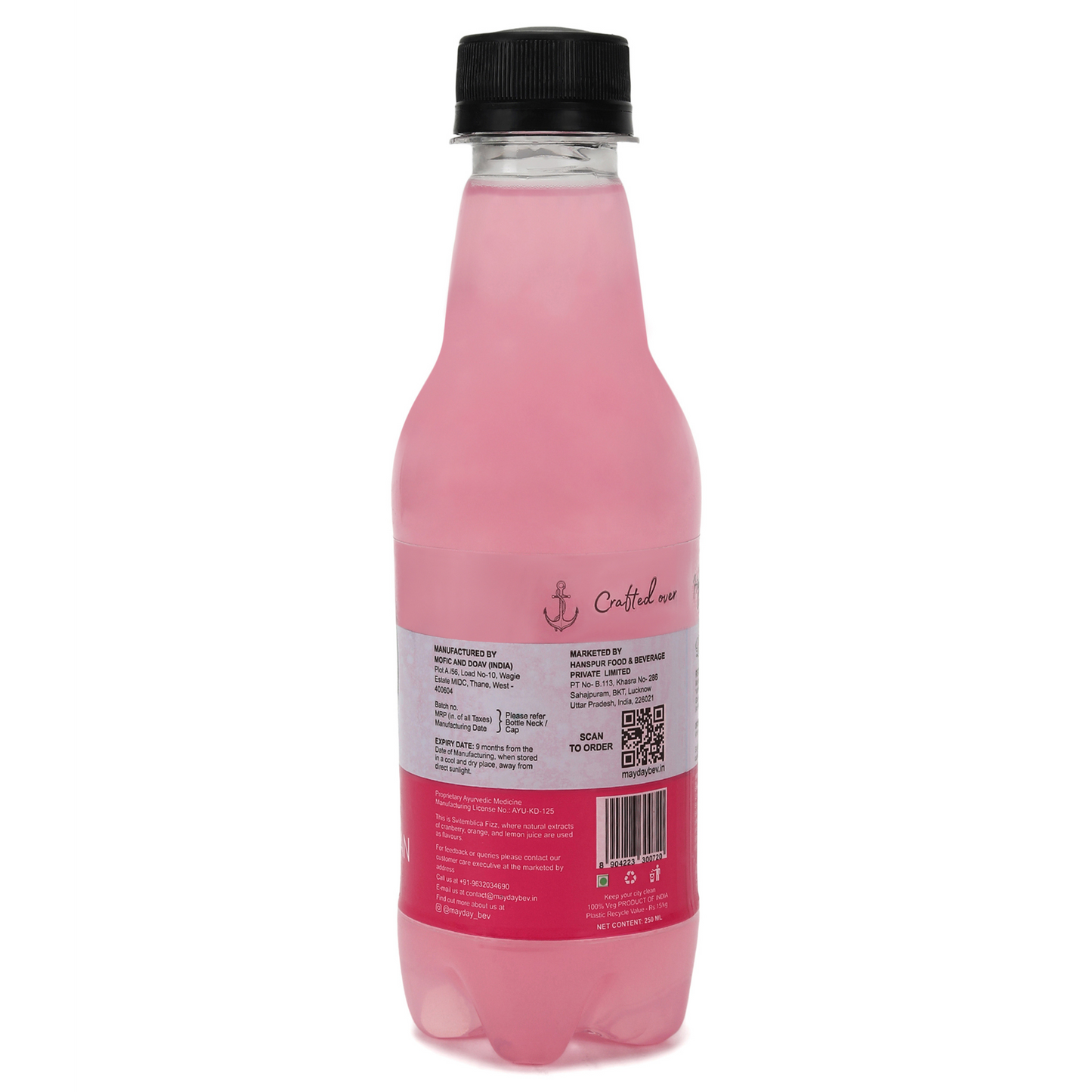 Cranberry Cosmopolitan | Premium Cocktail Mixer | Ready to Drink Mocktail | No Artificial Flavors | 100% Natural Ingredients