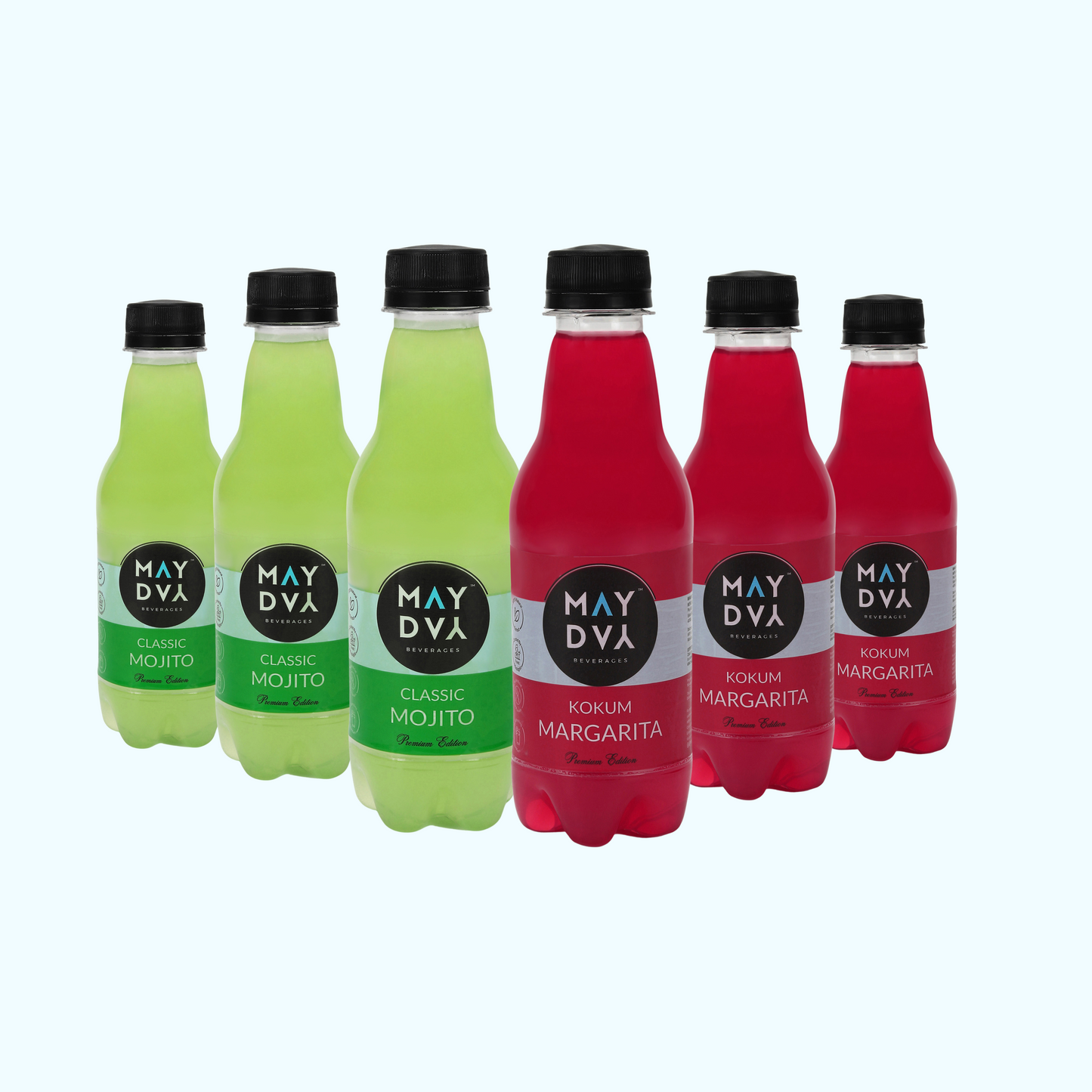 Variety 6-Pack - Classic Mojito (3) & Kokum Margarita (3)