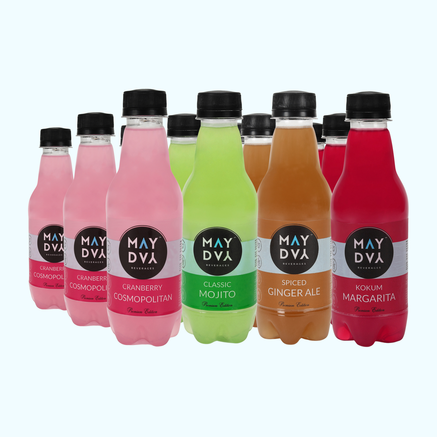 Trial 12-Pack - Spiced Ginger Ale (3), Cosmopolitan (3), Mojito (3) & Kokum Margarita (3)