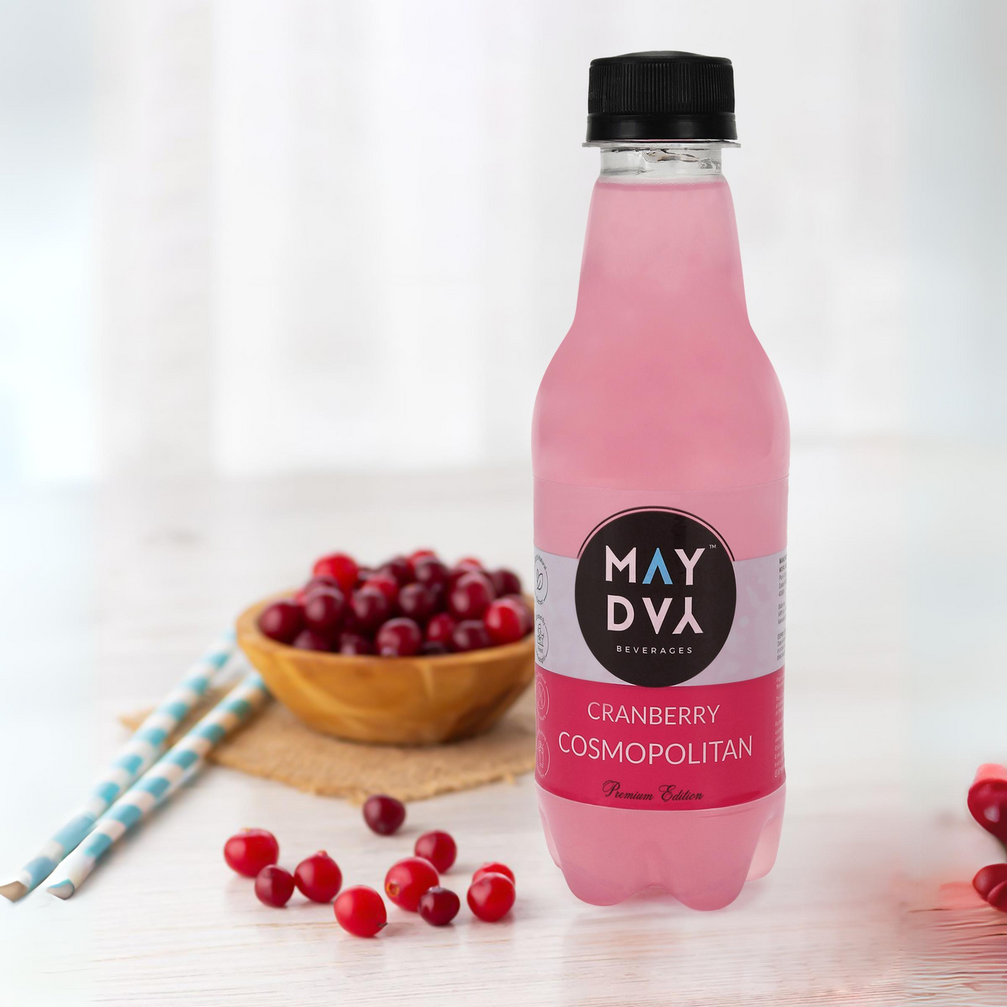Cranberry Cosmopolitan | Premium Cocktail Mixer | Ready to Drink Mocktail | No Artificial Flavors | 100% Natural Ingredients