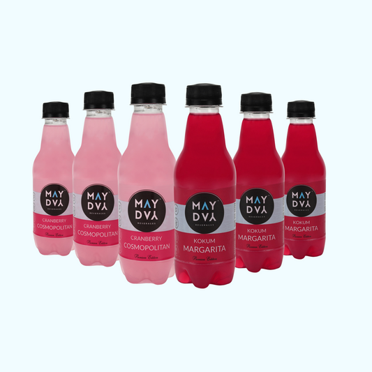 Variety 6-Pack - Kokum Margarita (3) & Cranberry Cosmopolitan (3)