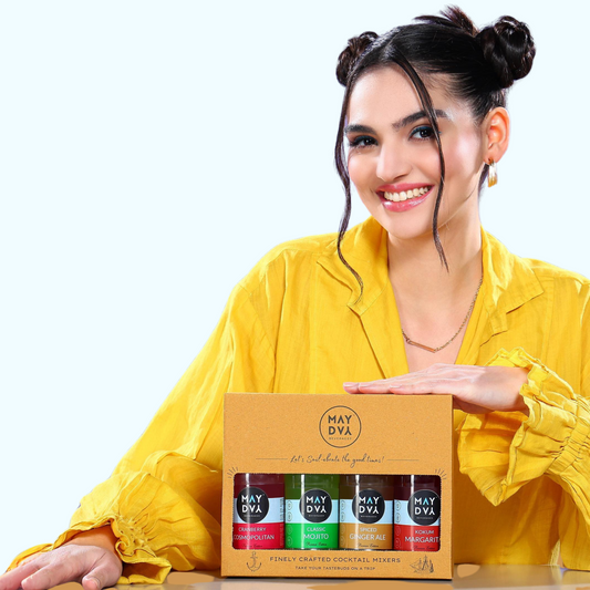 Gift Pack - Assorted Flavor (Pack of 4) | Premium Cocktail Mixer | Ready to Drink Mocktail | 100% Natural Ingredients