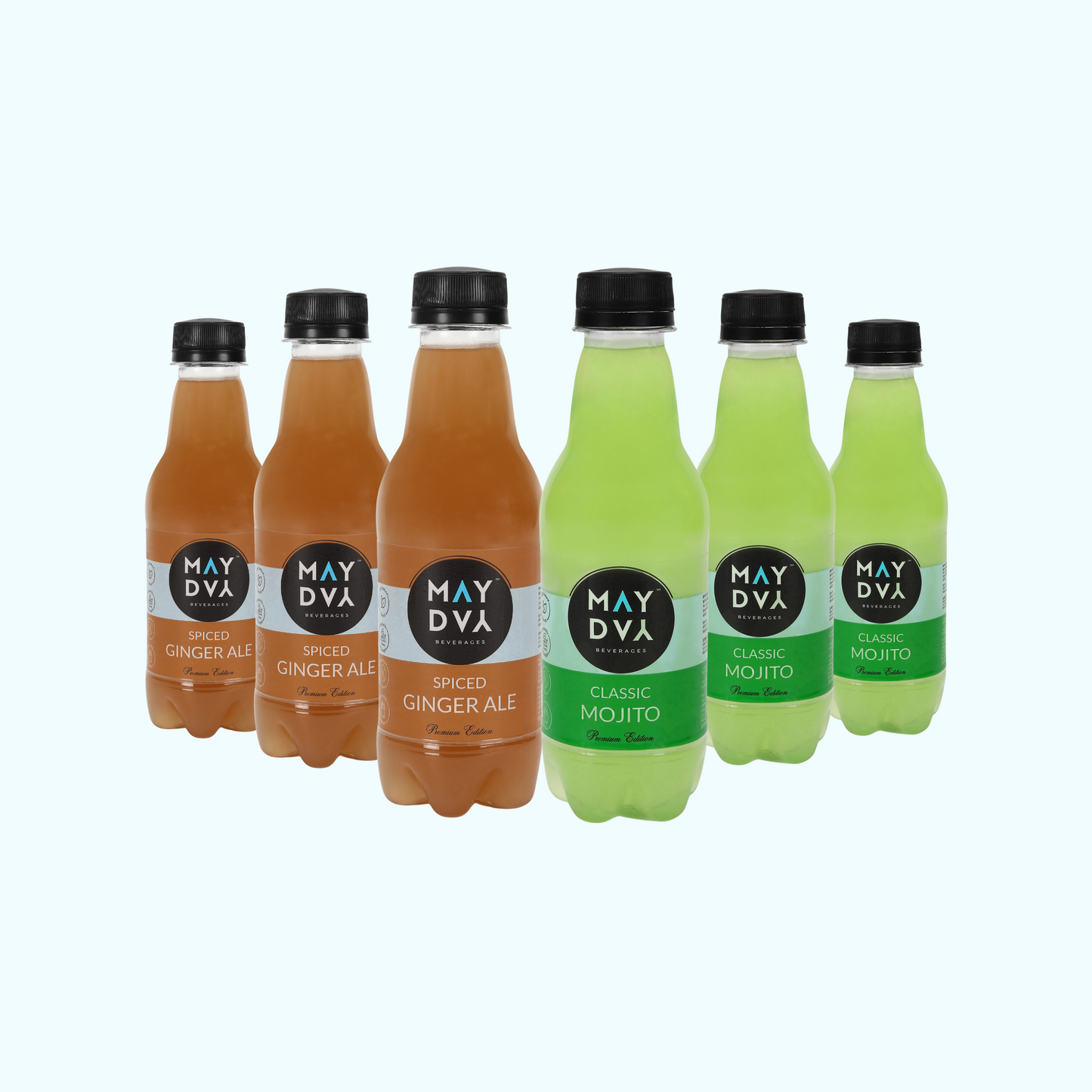 Variety 6-Pack - Classic Mojito (3) & Spiced Ginger Ale (3)